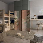 SENSUAL NATURE'S TAPESTRY Decorative 4-Panel Room Divider