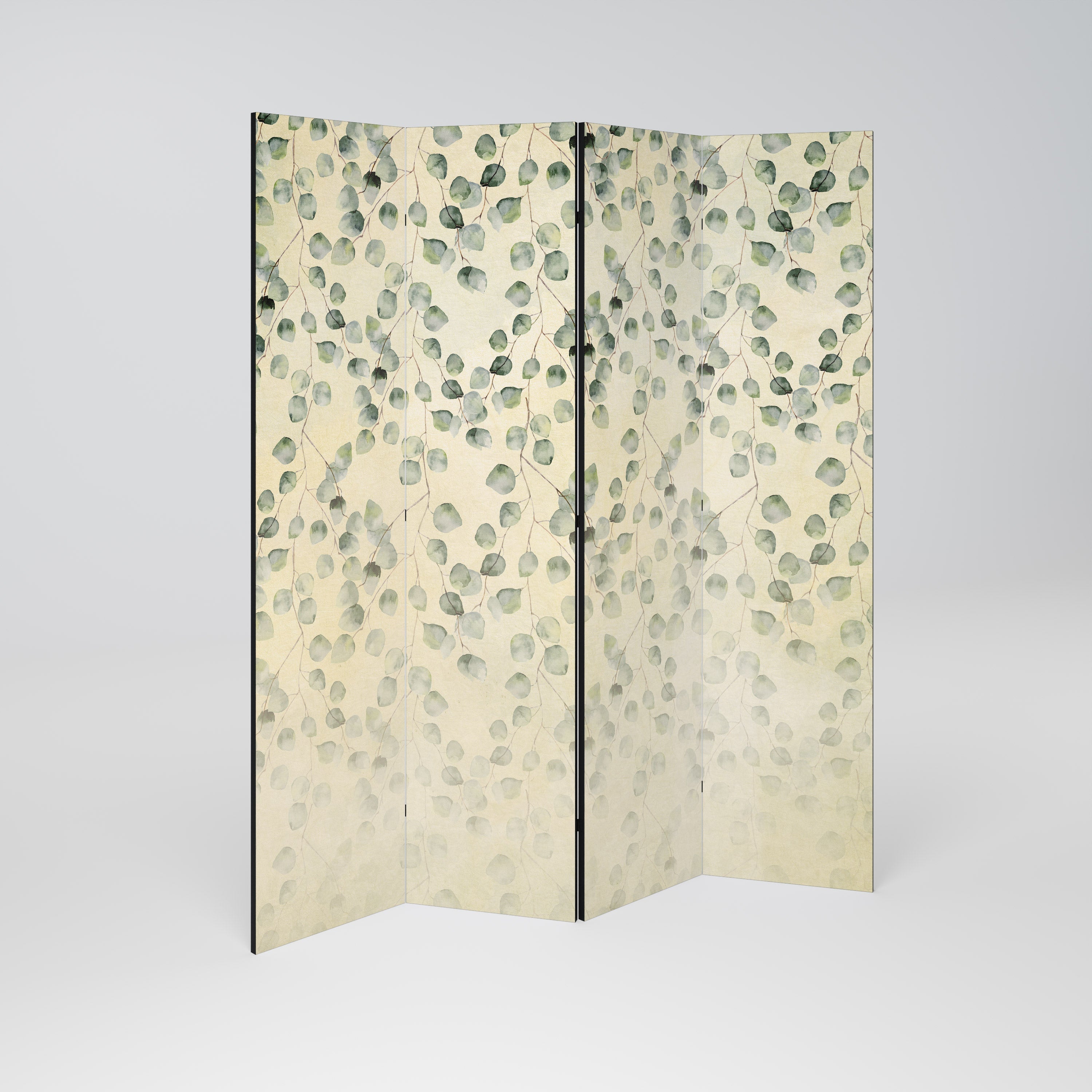 HIDDEN GARDEN TESSERACT Decorative 4-Panel Room Divider