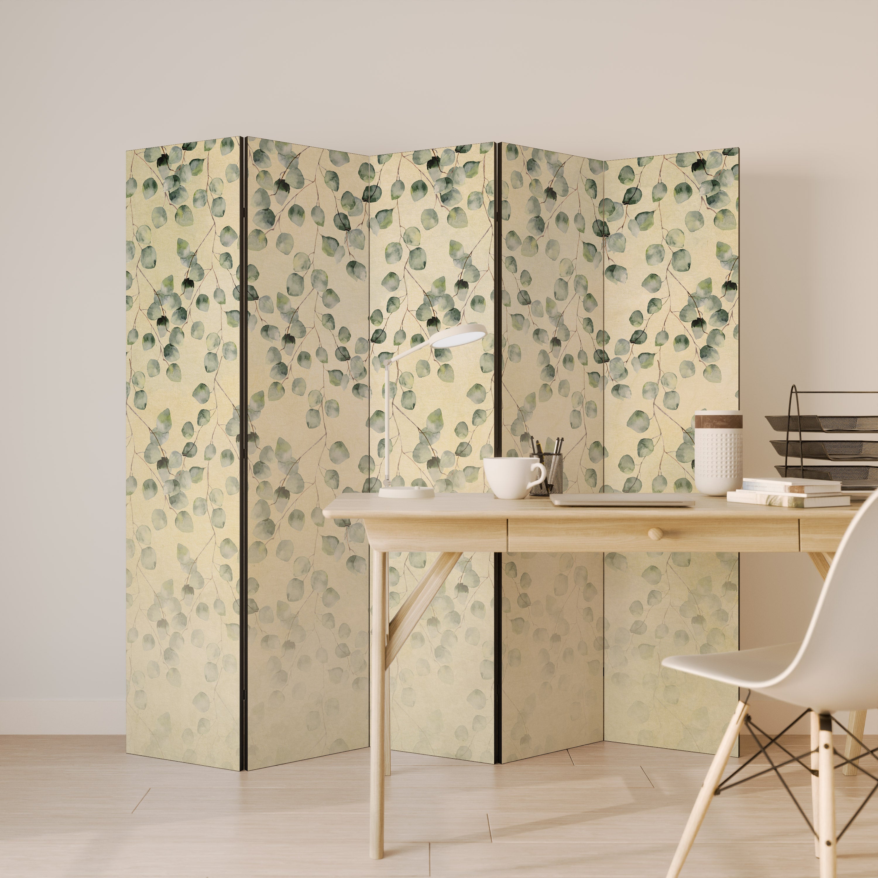 HIDDEN GARDEN TESSERACT 5-Panel Room Divider