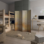 SUNSHADOW DREAMSCAPE Biombo Decorativo de 4 Painéis