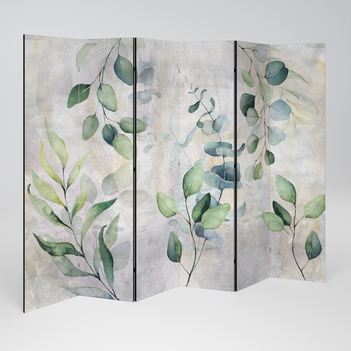 PEACEFUL SPRIGS 6-Panel Room Divider