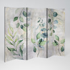 PEACEFUL SPRIGS Decorative 6-Panel Room Divider