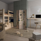 SOFT EARTHEN EMBRACE Biombo Decorativo de 3 Painéis