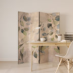 SOFT EARTHEN EMBRACE Decorative 4-Panel Room Divider