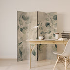 EARTHY TONED ELEGANCE Decorative 4-Panel Room Divider