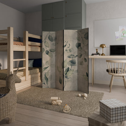 EARTHY TONED ELEGANCE 4-Panel Room Divider