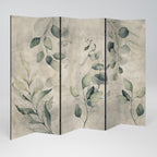 EARTHY TONED ELEGANCE Decorative 6-Panel Room Divider