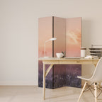 ENCHANTED MORNING VEIL Biombo Decorativo de 3 Painéis