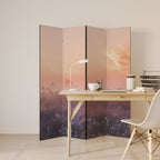 ENCHANTED MORNING VEIL 4-Panel Room Divider
