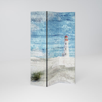 LIGHTHOUSE IN TRANQUILITY Biombo de 3 Painéis