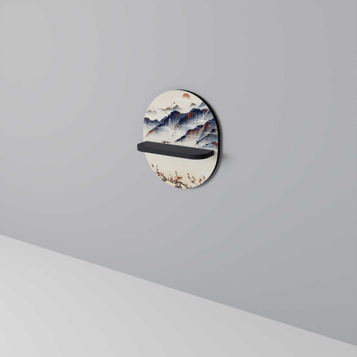 JAPANESE LANDSCAPE Prateleira Artística
