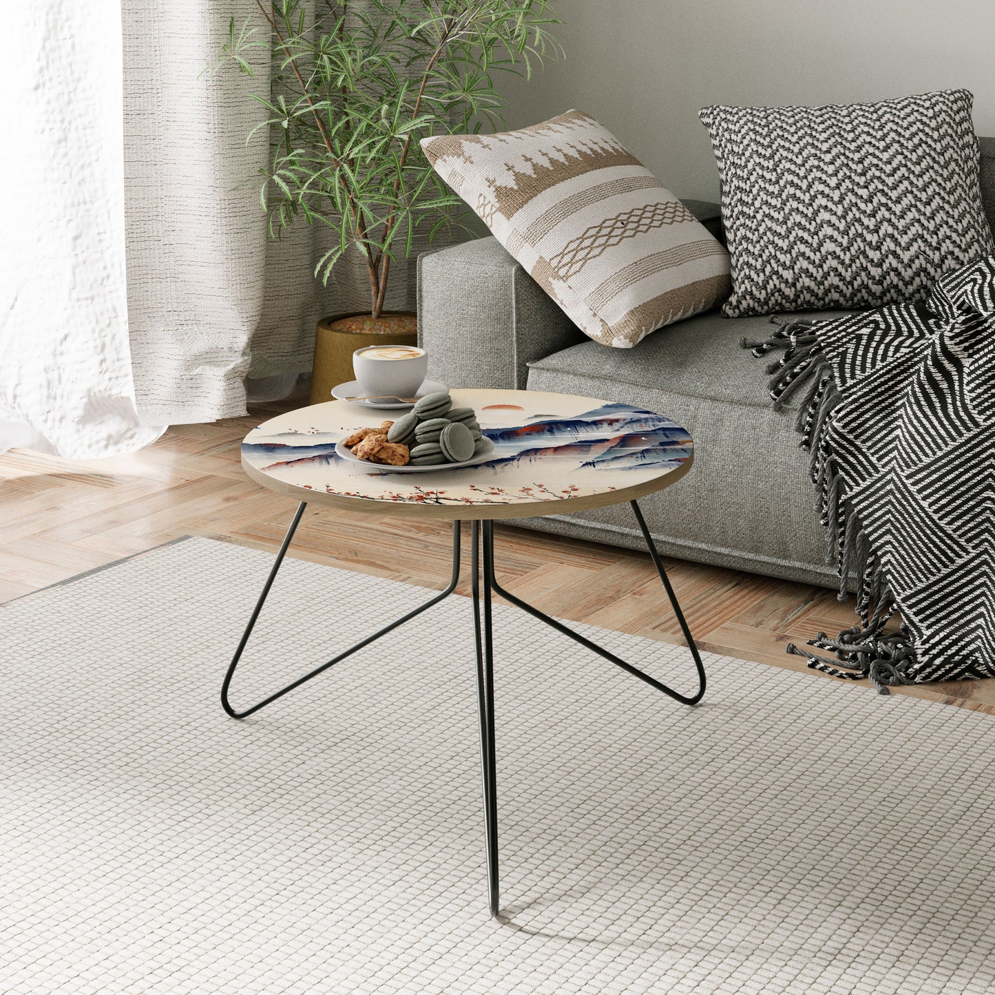 JAPANESE LANDSCAPE Coffee Table