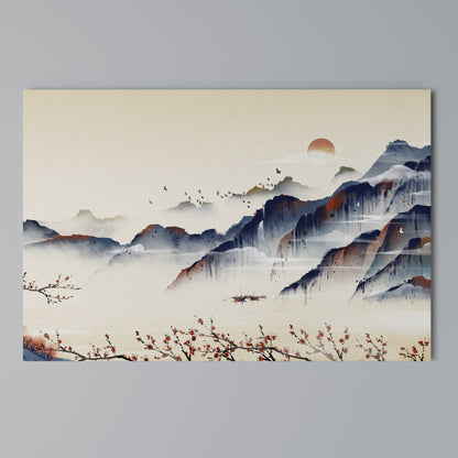 JAPANESE LANDSCAPE Horizontal Canvas Print