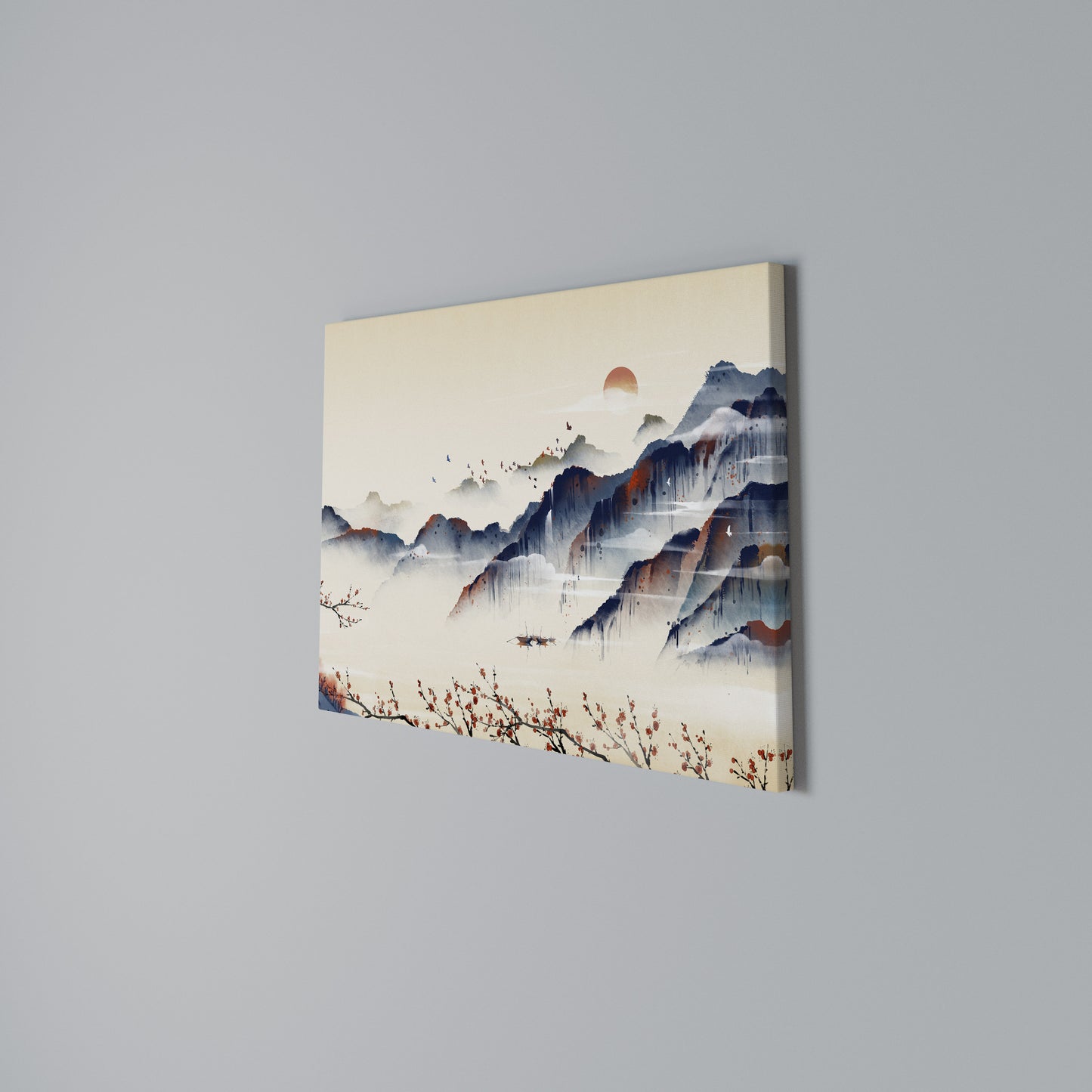 JAPANESE LANDSCAPE Horizontal Canvas Print