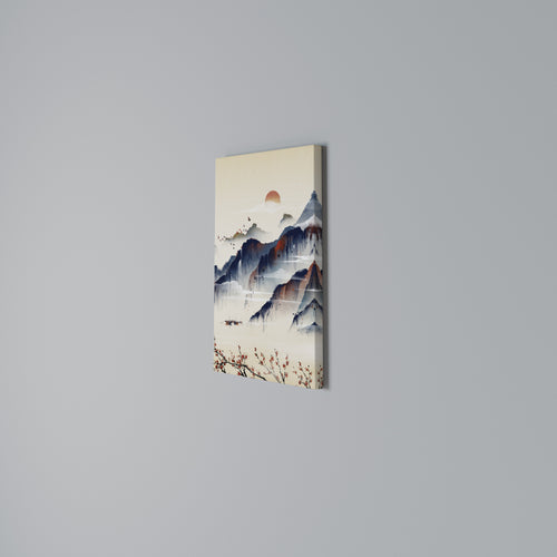 JAPANESE LANDSCAPE Quadro em tela vertical