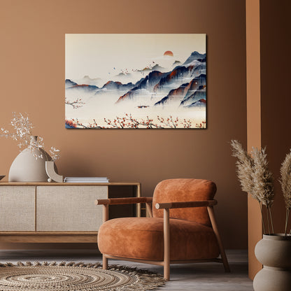 JAPANESE LANDSCAPE Horizontal Canvas Print