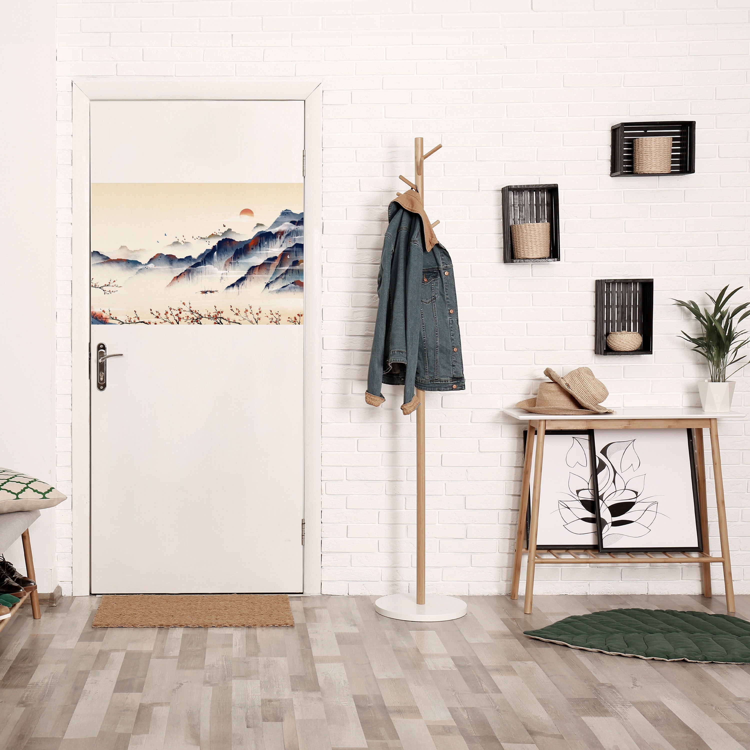 JAPANESE LANDSCAPE Poster Horizontal Autocolante