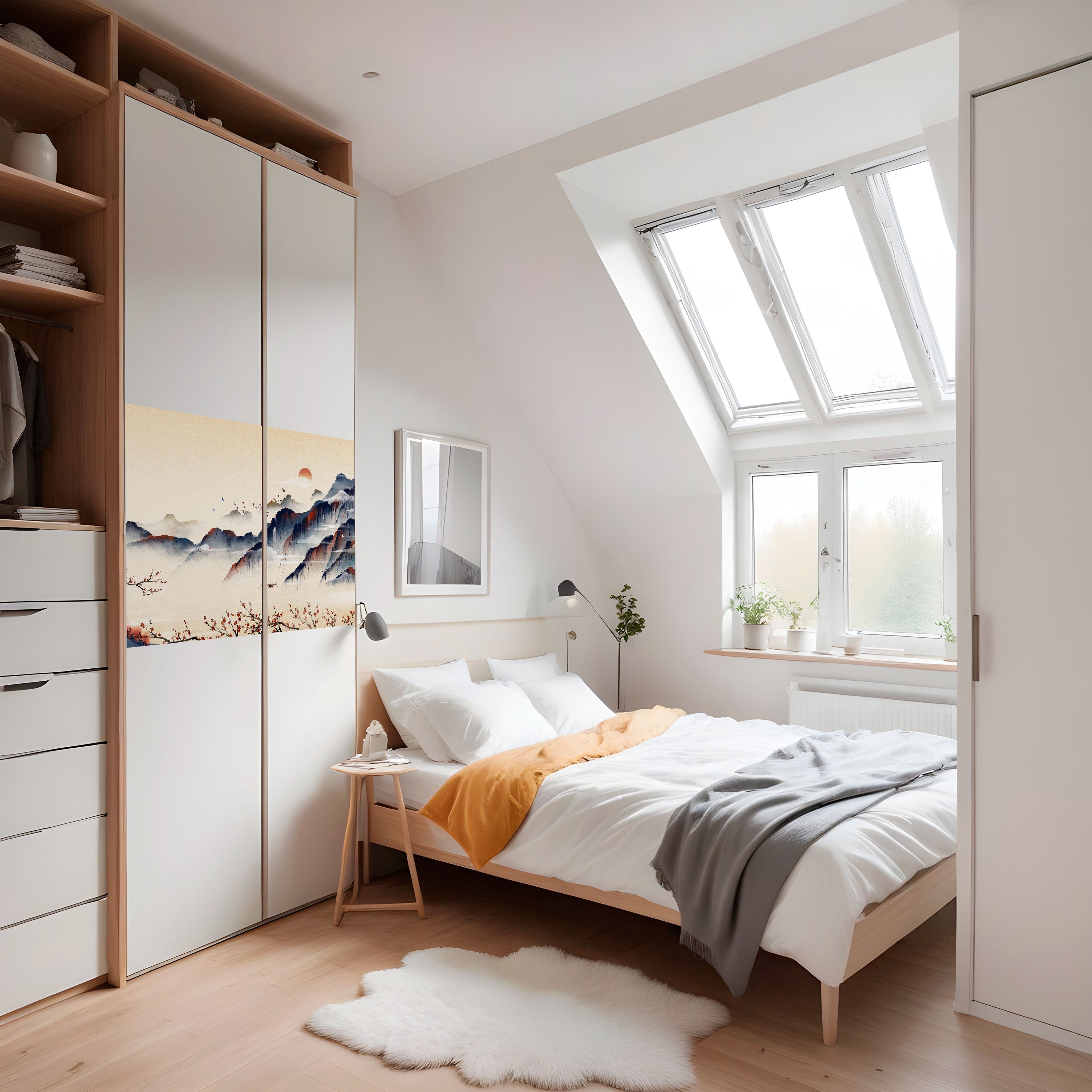 JAPANESE LANDSCAPE Poster Horizontal Autocolante