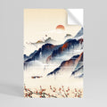 JAPANESE LANDSCAPE Poster Vertical Autocolante