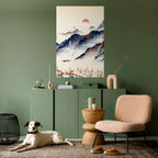 JAPANESE LANDSCAPE Poster Vertical Autocolante