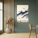 JAPANESE LANDSCAPE Poster Vertical Autocolante