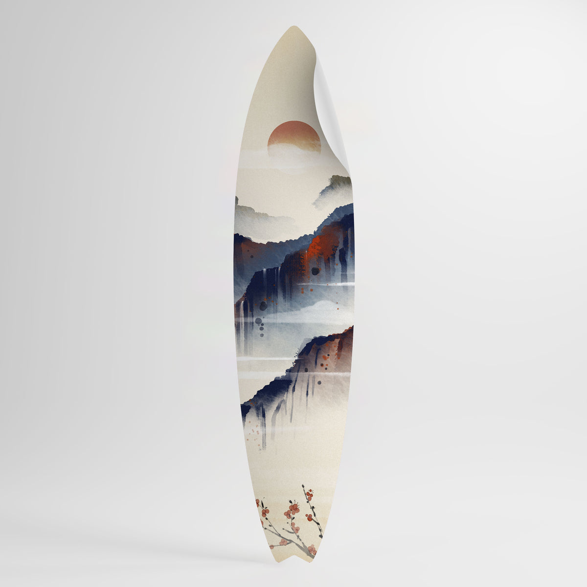 JAPANESE LANDSCAPE Autocolante Prancha de Surf