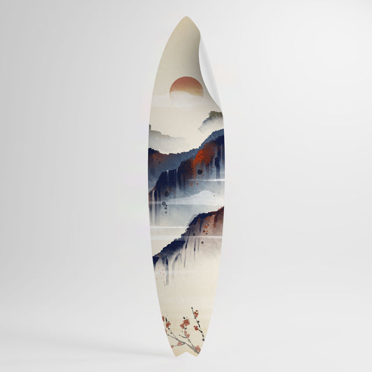 JAPANESE LANDSCAPE Autocolante Prancha de Surf