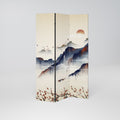 ORIENTAL LANDSCAPE Biombo Decorativo de 3 Painéis