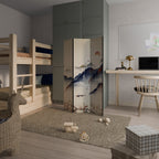 ORIENTAL LANDSCAPE Biombo Decorativo de 3 Painéis