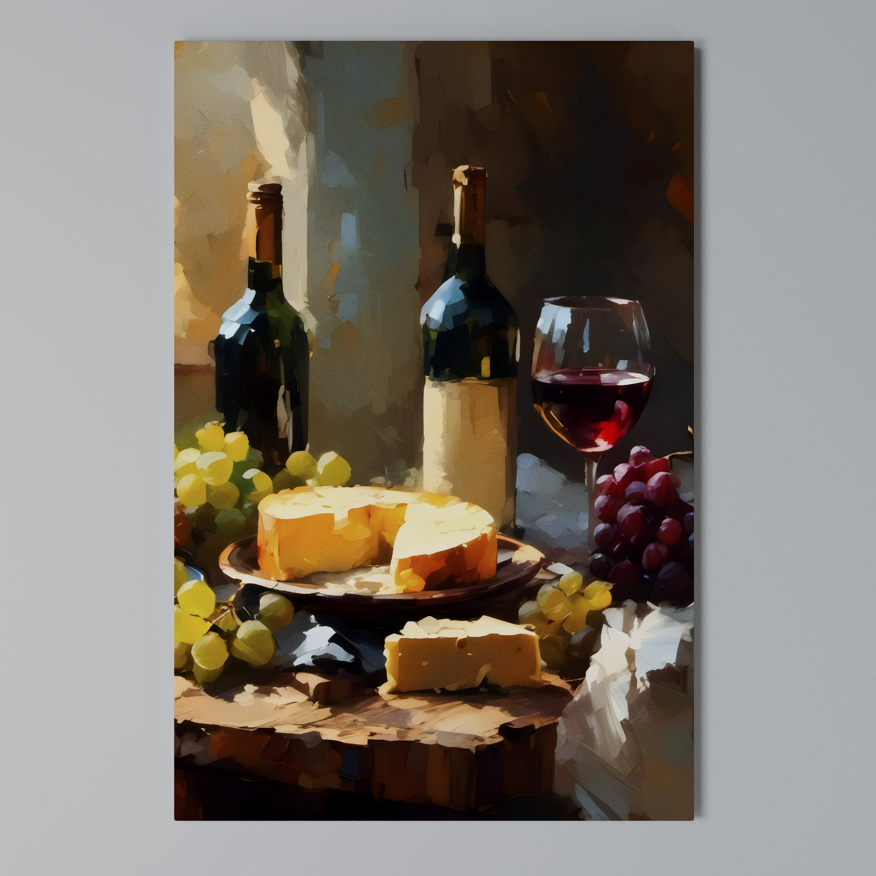 VINTAGE VINEYARD LUXURY Quadro em tela vertical