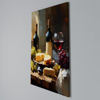 VINTAGE VINEYARD LUXURY Quadro em tela vertical