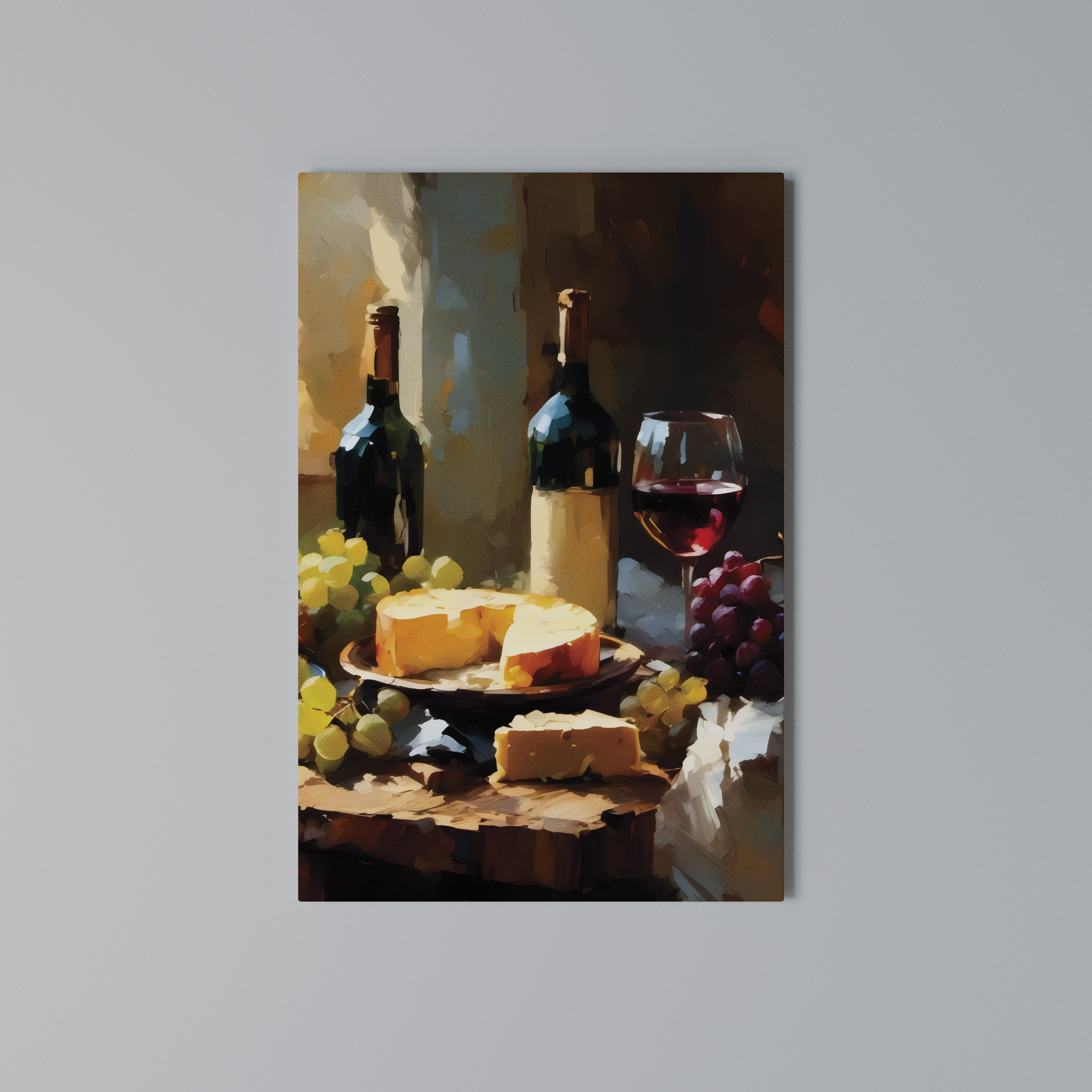 VINTAGE VINEYARD LUXURY Quadro em tela vertical