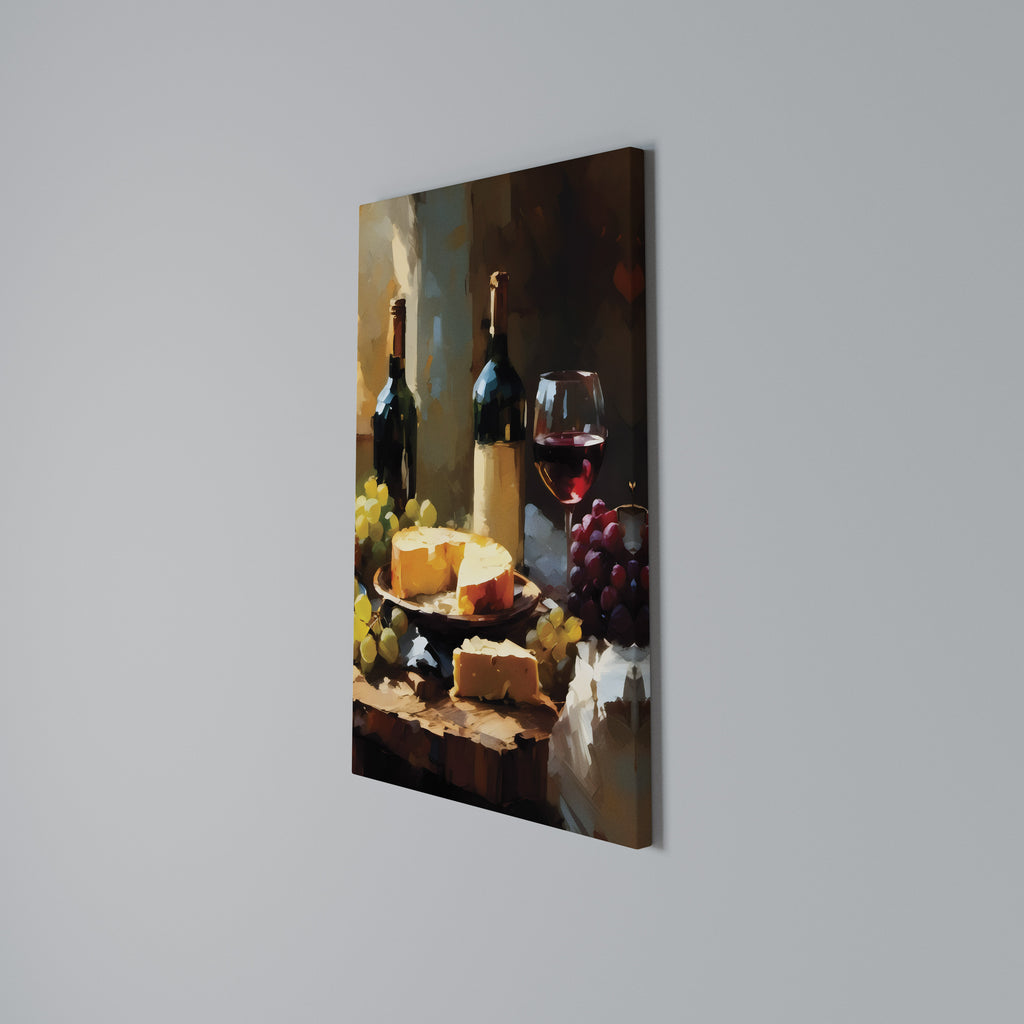 VINTAGE VINEYARD LUXURY Quadro em tela vertical