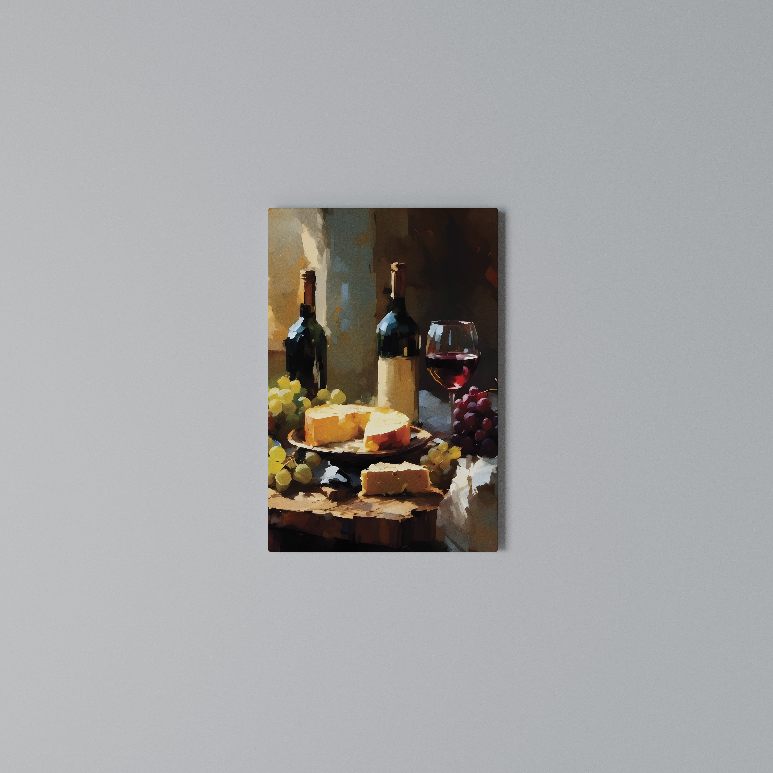 VINTAGE VINEYARD LUXURY Quadro em tela vertical