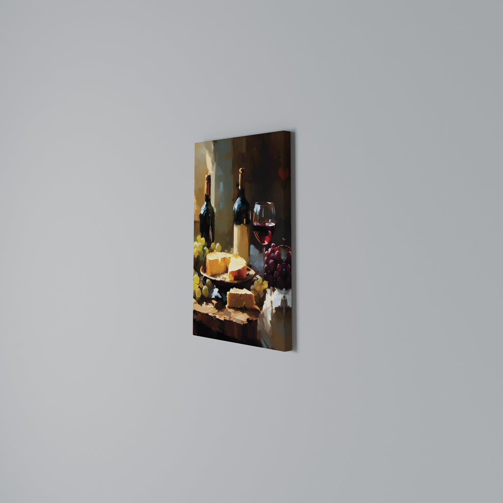 VINTAGE VINEYARD LUXURY Quadro em tela vertical