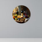 VINTAGE VINEYARD LUXURY Quadro Redondo Decorativo
