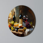 VINTAGE VINEYARD LUXURY Quadro Redondo Decorativo
