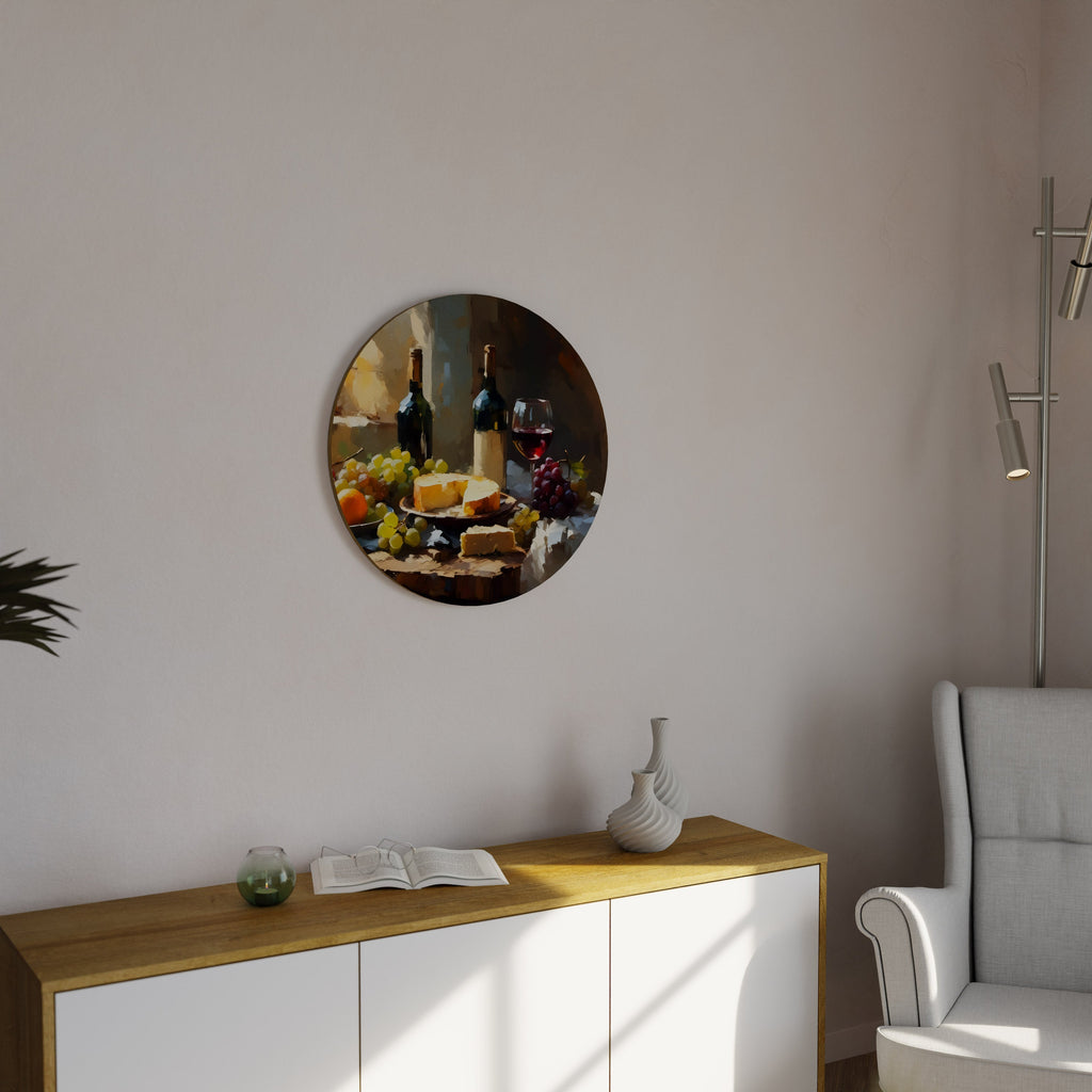 VINTAGE VINEYARD LUXURY Quadro Redondo Decorativo