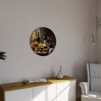 VINTAGE VINEYARD LUXURY Quadro Redondo Decorativo