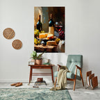 VINTAGE VINEYARD LUXURY Poster Vertical Autocolante