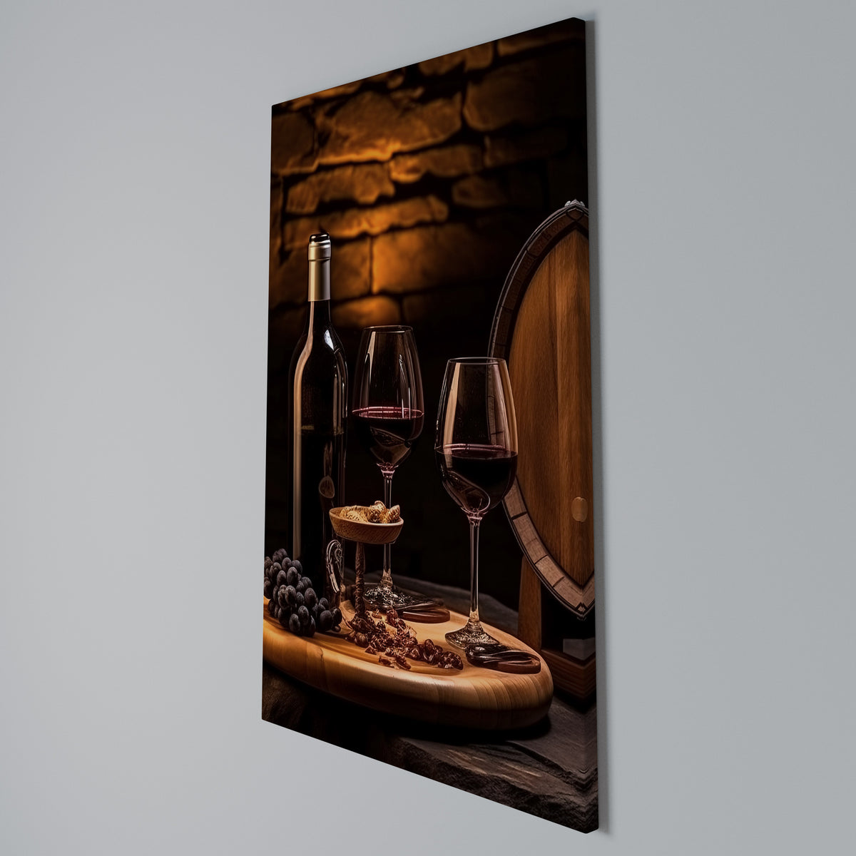 VINTAGE VIGNETTE Quadro em tela vertical