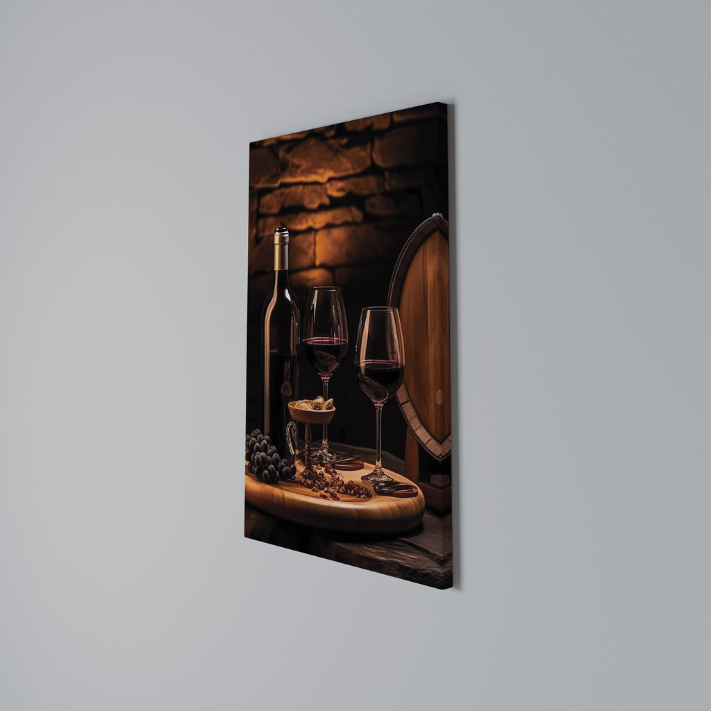 VINTAGE VIGNETTE Quadro em tela vertical