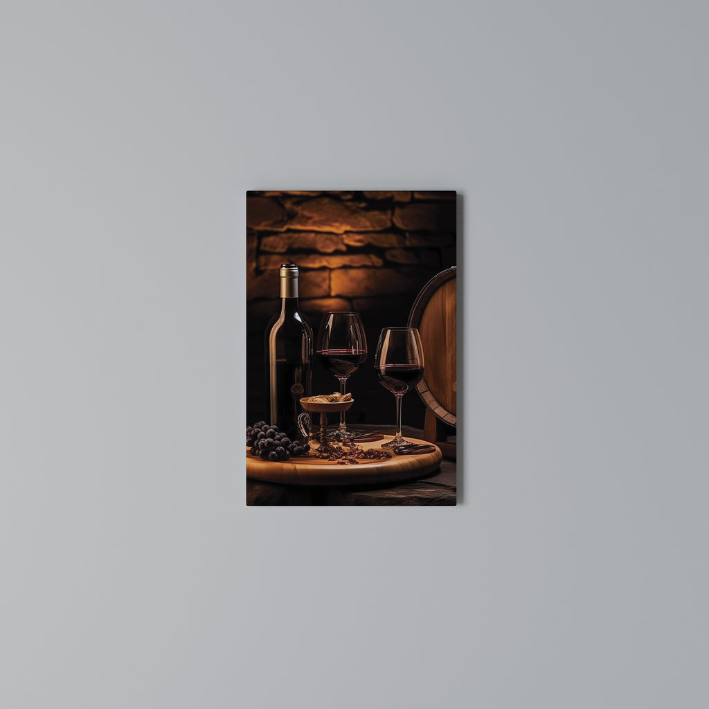 VINTAGE VIGNETTE Quadro em tela vertical