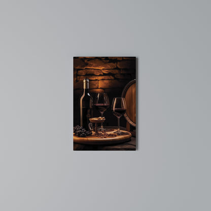 VINTAGE VIGNETTE Quadro em tela vertical