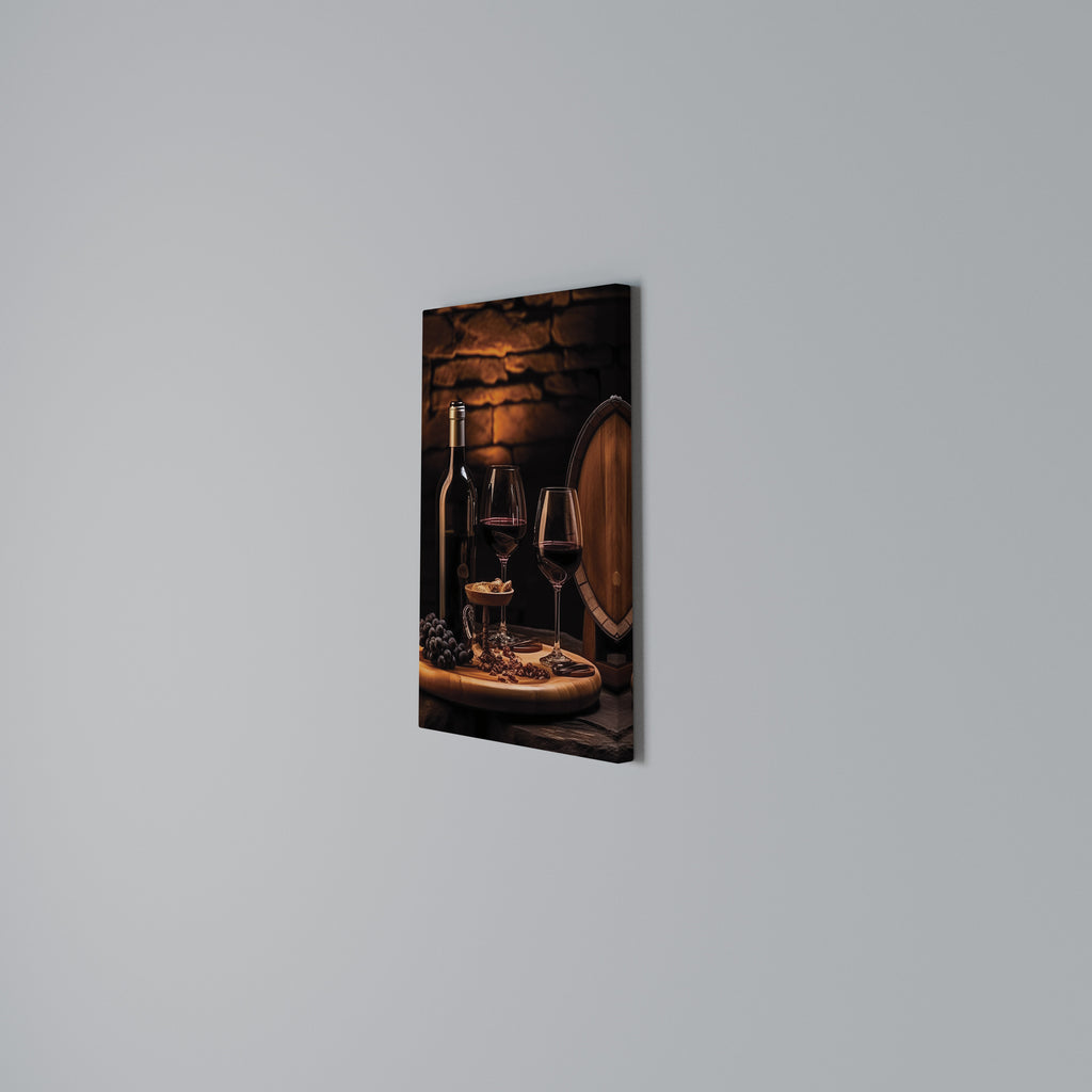 VINTAGE VIGNETTE Quadro em tela vertical