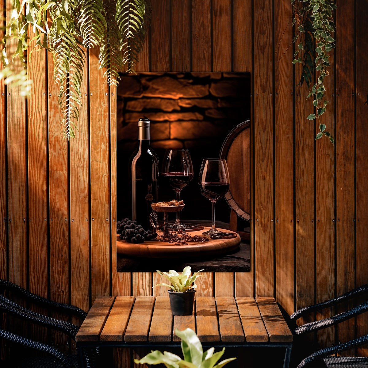 VINTAGE VIGNETTE Quadro em tela vertical