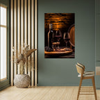 VINTAGE VIGNETTE Poster Vertical Autocolante