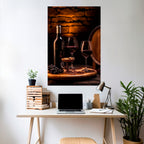 VINTAGE VIGNETTE Poster Vertical Autocolante