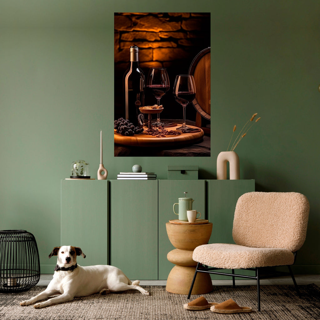 VINTAGE VIGNETTE Poster Vertical Autocolante