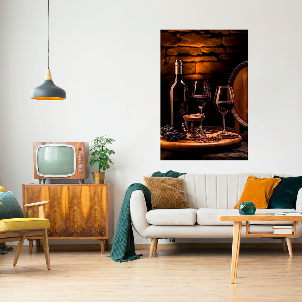 VINTAGE VIGNETTE Poster Vertical Autocolante